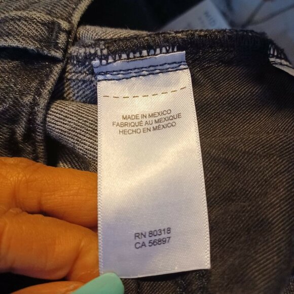 ⭐Lucky Brand Sienna Slim Boyfriend Jean 00/24 Women Mid Rise Metallic Stripes⭐ - Picture 9 of 12